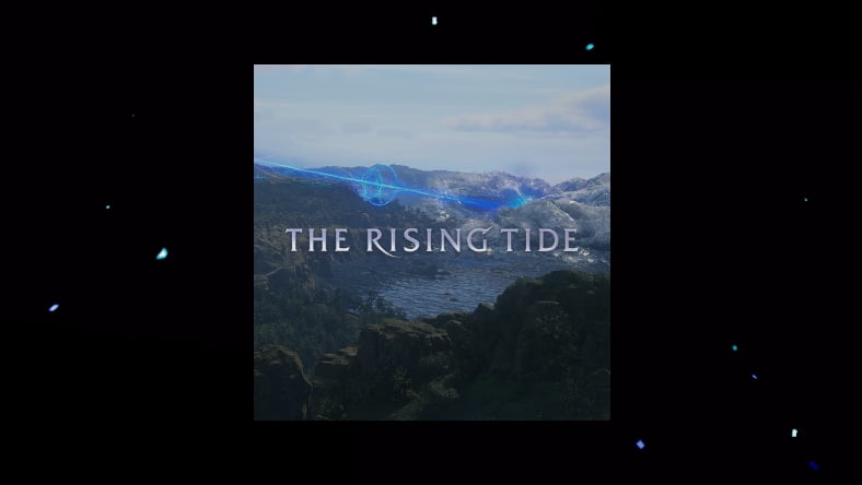 <span class="u-text01">DLC第二弾</span><br class="u-point01">「The Rising Tide<br class="u-point02">《海の慟哭》」